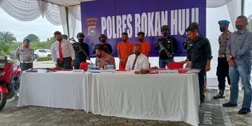 Dua Pelaku Pembunuhan Warga Kepenuhan ditangkap Polres Rohul di Jateng