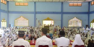 Buka Peragaan Pra Manasik Haji Cilik Murid RA Mandau, Bupati Bengkalis Siap Bersinergi Dengan IGRA