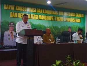Kadis LHK Riau Optimalkan Restorasi Gambut dengan Porgam Swakelola