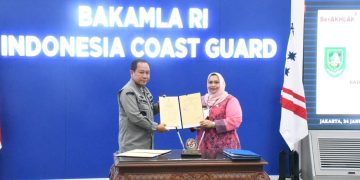 Bupati Kasmarni dan Kepala Bakamla RI Sepakat Jalin Kerjasama Tingkatkan Pengamanan Laut