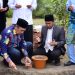 Gubernur Riau Letakan Batu Pertama Asrama Putri PPTQ  Ibadurrahman di Duri