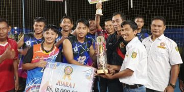 Arafik ST Tutup Turnamen Volly Ball Karang Taruna CUP Ke-l Singingi Hilir