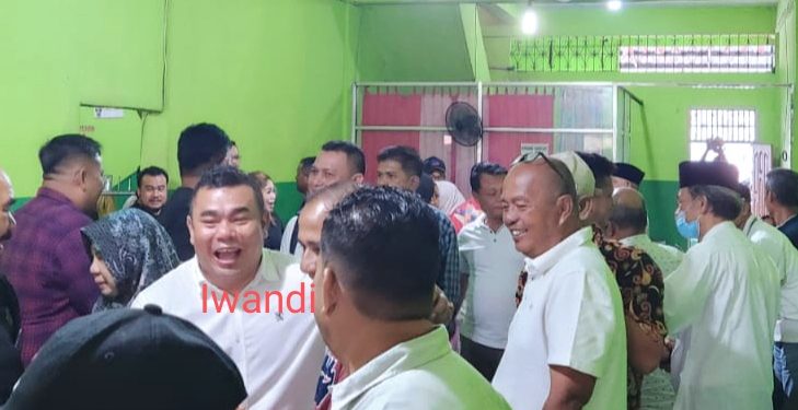 Bertekad Maju ke Senayan, Iwandi Putra Sakai Ini Temui Tokoh Empat Kecamatan di Duri