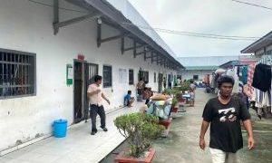 Agar Tak Stres, Warga Binaan Lapas Pekanbaru Dapat Fasilitas Berangin-angin