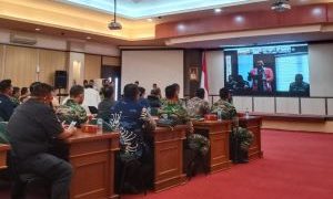 Korem 031/WB Ikuti Sosialisasi Pembentukan Komcad Matra Darat