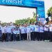 Jalan santai HUT BUMN ke 25 di Duri Bengkalis Riau