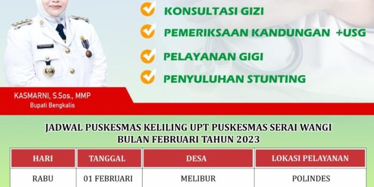 Jalankan Instruksi Bupati Kasmarni, UPT Puskesmas Serai Wangi Gelar Layanan Keliling Desa