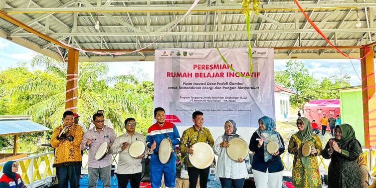 Dukung Potensi Masyarakat, PHR Resmikan Rumah Belajar Inovatif di Rohil