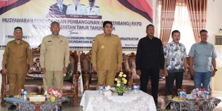 Buka Musrenbang Bintan Timur 2023, Bupati Roby Berharap Akomodir Aspirasi Masyarakat