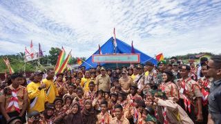 Apresiasi Ide Kreatif Sekolah, Gubernur Syamsuar Kunjungi Perkemahan Lancang Kuning SMAN 6 Mandau