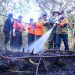 Forkopimda dan Masyarakat Berjibaku Padamkan Kebakaran Hutan dan Lahan di Bengkalis