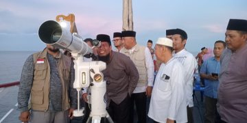 Tentukan Awal Ramadhan, Hilal Terlihat Di Pantai Raja Kecik