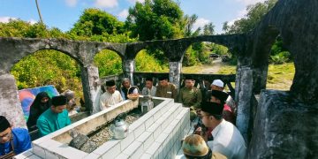Da’i Kecamatan Bengkalis Ziarahi Dua Makam Ulama