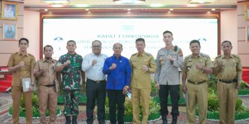 Bupati Rohil Pimpin Rapat Forkopimda Persiapan Bulan Suci Ramadhan, Idul Fitri, Persiapan Pilpres, Pemilu dan Pilkada
