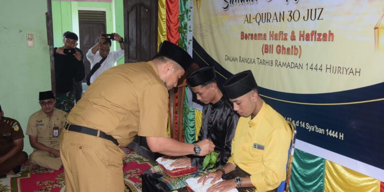 Bupati Kasmarni Apresiasi Kegiatan Simaan dan Khataman Al-qur’an 30 Juz Bersama Hafiz dan Hafizah Bengkalis