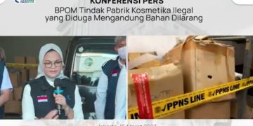 BPOM Tindak Pabrik Kosmetik Ilegal, Barang Bukti Capai Rp 7,7 Miliar