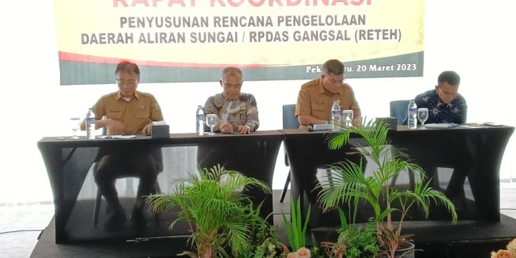 Gandeng Tenaga Ahli dari Unri, DLHK Riau Gelar Rakor RPDAS Gangsal Reteh