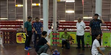 Ketum KONI Riau Tinjau Pelaksanaan Tes Fisik Atlet Riau