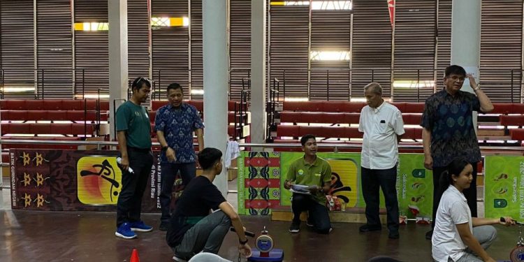 Ketum KONI Riau Tinjau Pelaksanaan Tes Fisik Atlet Riau