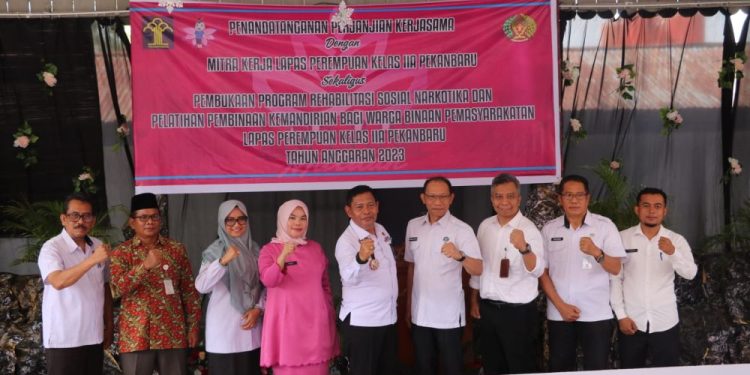 Lapas Perempuan Pekanbaru dan Mitra Kerja Jalin Kerja Sama untuk Membina Warga Binaan