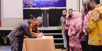 MoU PT Elnusa TBK dan PT BLJ, Bupati Kasmarni Harap Tingkatkan Pertumbuhan Ekonomi