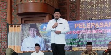 Lepas JCH Bintan, Bupati Roby minta Doakan Bintan Jadi Baldhatun Toyyibatun Wa Robbun Ghofur