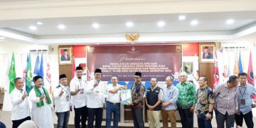 5 Parpol dan 2 DPD Serahkan Dokumen Pendaftaran ke KPU Riau