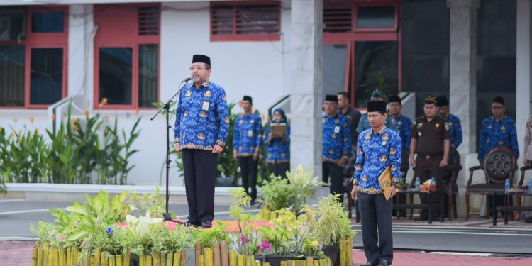 Pimpin Apel Kesadaran Nasional, Bupati IBengkalis Ingatkan Waspada Saat Aktifitas di Luar Rumah
