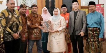 Bupati Kasmarni Terima Pengurus Paguyuban Pujakesuma di Wisma Sri Mahkota