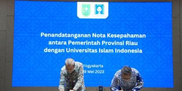 Majukan SDM Riau, Gubernur Syamsuar Teken Kerja Sama dengan UII Yogyakarta