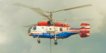 Tiga Helikopter Water Boombing Dalam Proses Pengiriman ke Riau
