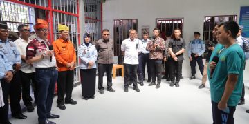 Didampingi Gubernur Kepri, Menkumham RI Kunjungi Warga Binaan Lapas Narkotika Kelas II Tanjungpinang