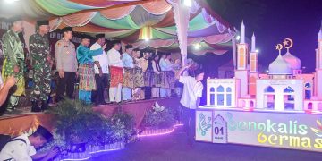 5000 Peserta dan 18 Gerobak Hias Meriahkan Pawai Takbir Idul Adha di Bengkalis