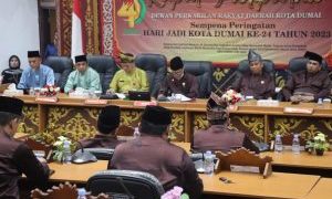Abdul Kasim Hadiri Rapat Paripurna Istimewa DPRD Kota Dumai Sempena HUT Kotamadya Dumai Ke-24
