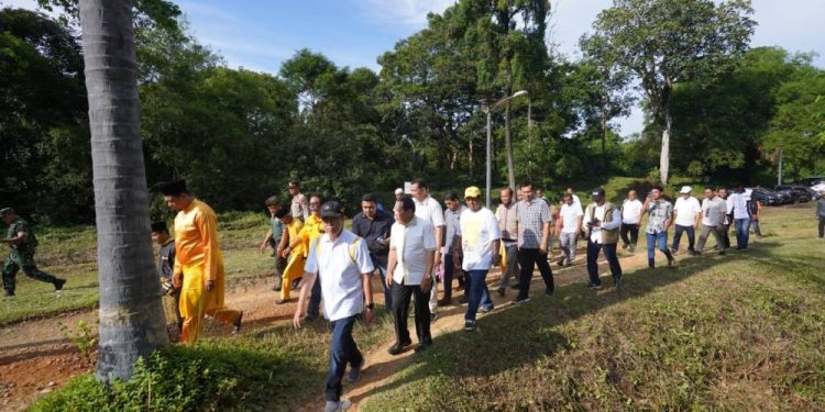 Ditetapkan Sebagai Cagar Budaya Nasional, Gubri Kunjungi Benteng Tuanku Tambusai