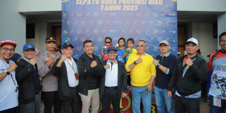 Dibuka Kadispora Riau Kejuaraan Daerah Sepatu Roda 2023 di Mulai