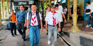 Kunker ke Riau, Menhub Cek Kondisi Terminal BRPS Pekanbaru