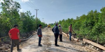 Pemprov Riau Perbaiki Ruas Jalan Menuju Pelabuhan Penyeberangan Pulau Tebing Tinggi
