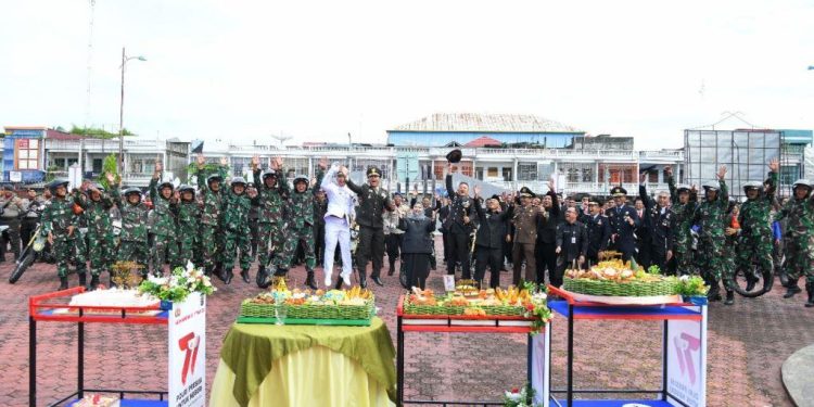 Puncak HUT Bhayangkara ke-77,  Bupati dan Forkopimda Tampak Hormonis