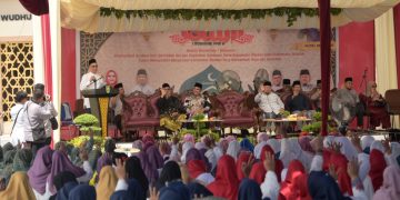 Hadiri Tabligh Akbar 1 Muharram 1445 H di Mandau, Bupati Ajak Jamaah Bangun Semangat Pengabdian