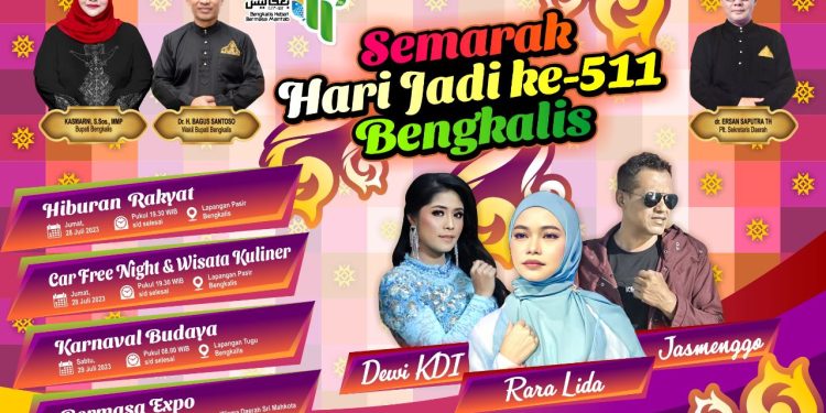 Jangan Lewatkan, Berikut Rangkaian Hari Jadi Ke-511 Bengkalis 2023