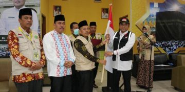364 Jemaah Haji Kloter BTH -09 Tiba di DHA Provinsi Riau