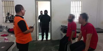 Blok Pengendali Narkoba Lapas Kelas II A Pekanbaru Dirazia