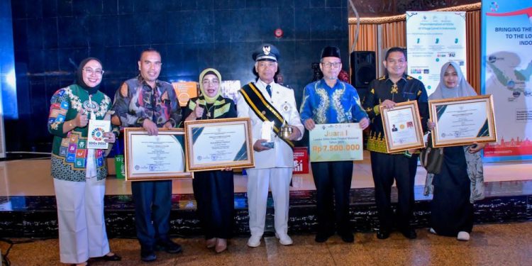 Desa Tanah Merah Kabupaten Kampar, Raih Juara Pertama Lomba SDGs Tingkat Nasional Tahun 2023