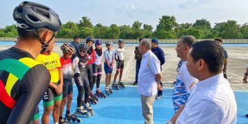 Gubernur Riau Beri Motivasi Atlet Sepatu Roda