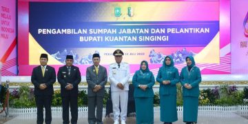 Gubernur Riau Minta Bupati Kuansing Gesa Penyerapan APBD