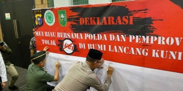 MUI Riau Gandeng Forkopimda Tolak LGBT dan Narkoba di Provinsi Riau