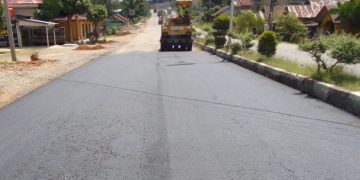Pemprov Riau Lakukan Pemeliharaan Jalan Sontang – Duri