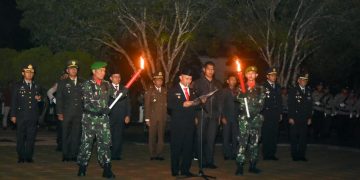 Doa dan Kenang Para Pahlawan, Wabup Bengkalis Pimpin Apel Kehormatan Renungan Suci