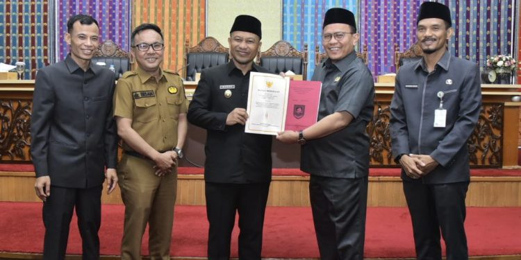 Pemkab Bengkalis Sampaikan Dua Ranperda Ke DPRD Bengkalis
